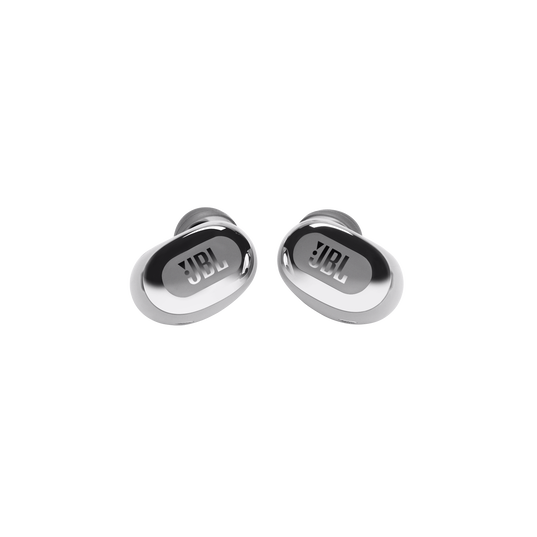 JBL Live Free 2 TWS - Silver - True wireless Noise Cancelling earbuds - Front